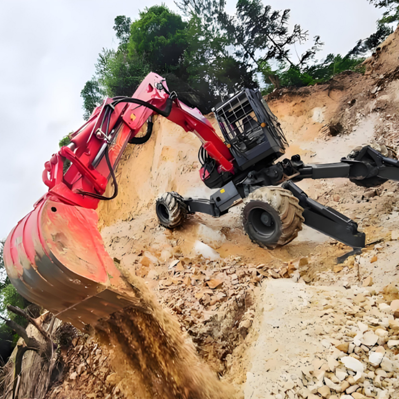 步履式搶險(xiǎn)救災(zāi)挖掘機(jī)(機(jī)器人)